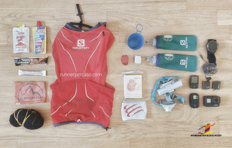 Runnerpercaso | Ultrabericus 2019 | Zaino e contenuto