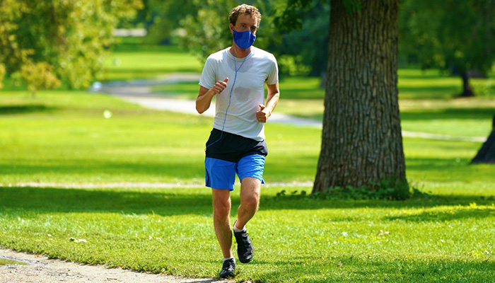 No la mascherina per chi pratica running