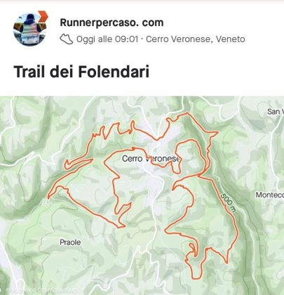 Trail dei Folendari - Strava